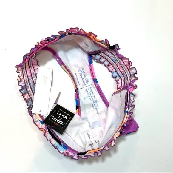 Salt+Cove smocked multicolor bikini swim bottom - Picture 7 of 7